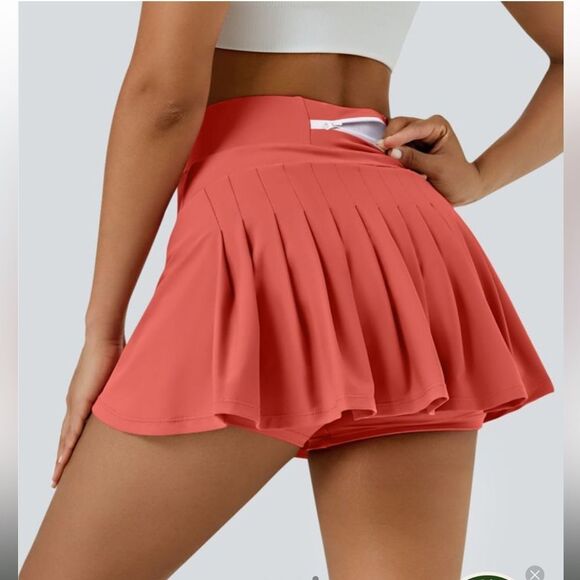Halara Everyday Softlyzero™ Airy 2-in-1 Pleated Cool Touch Tennis Skirt-UPF50+ L - Picture 2 of 9